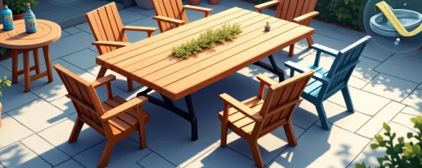 Seleccionar la mesa de patio ideal