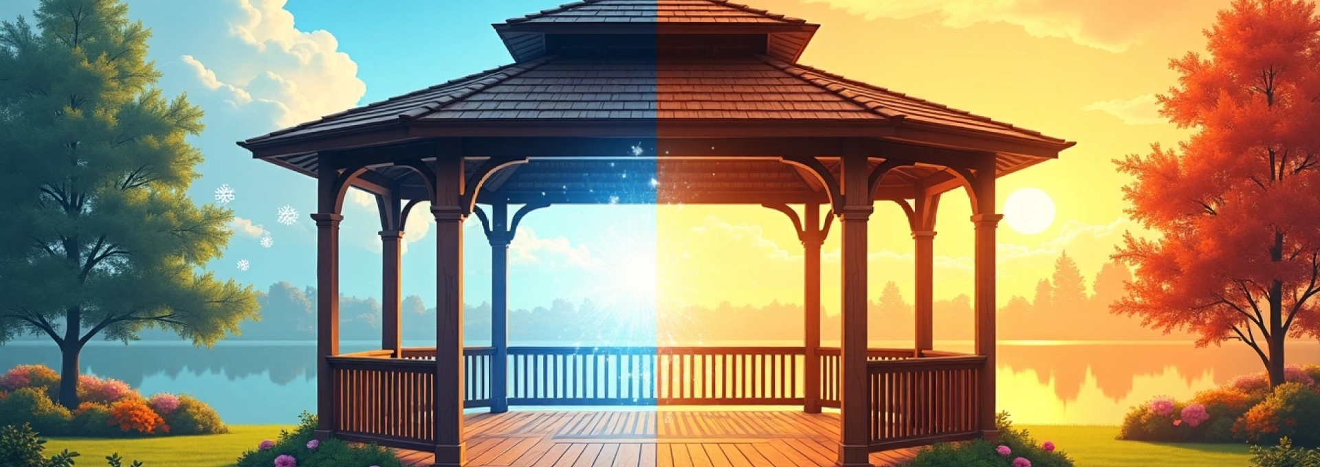 Gazebos para todo el año